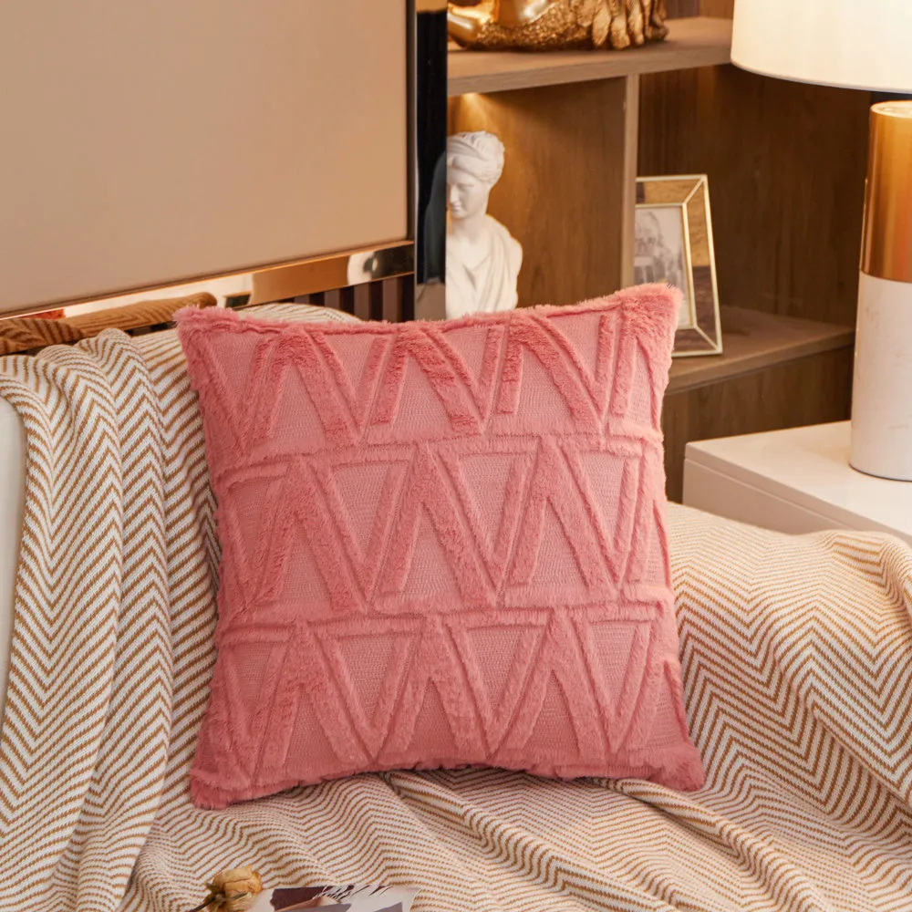 Luxury Style Square Decorative Throw Pillow  with insert