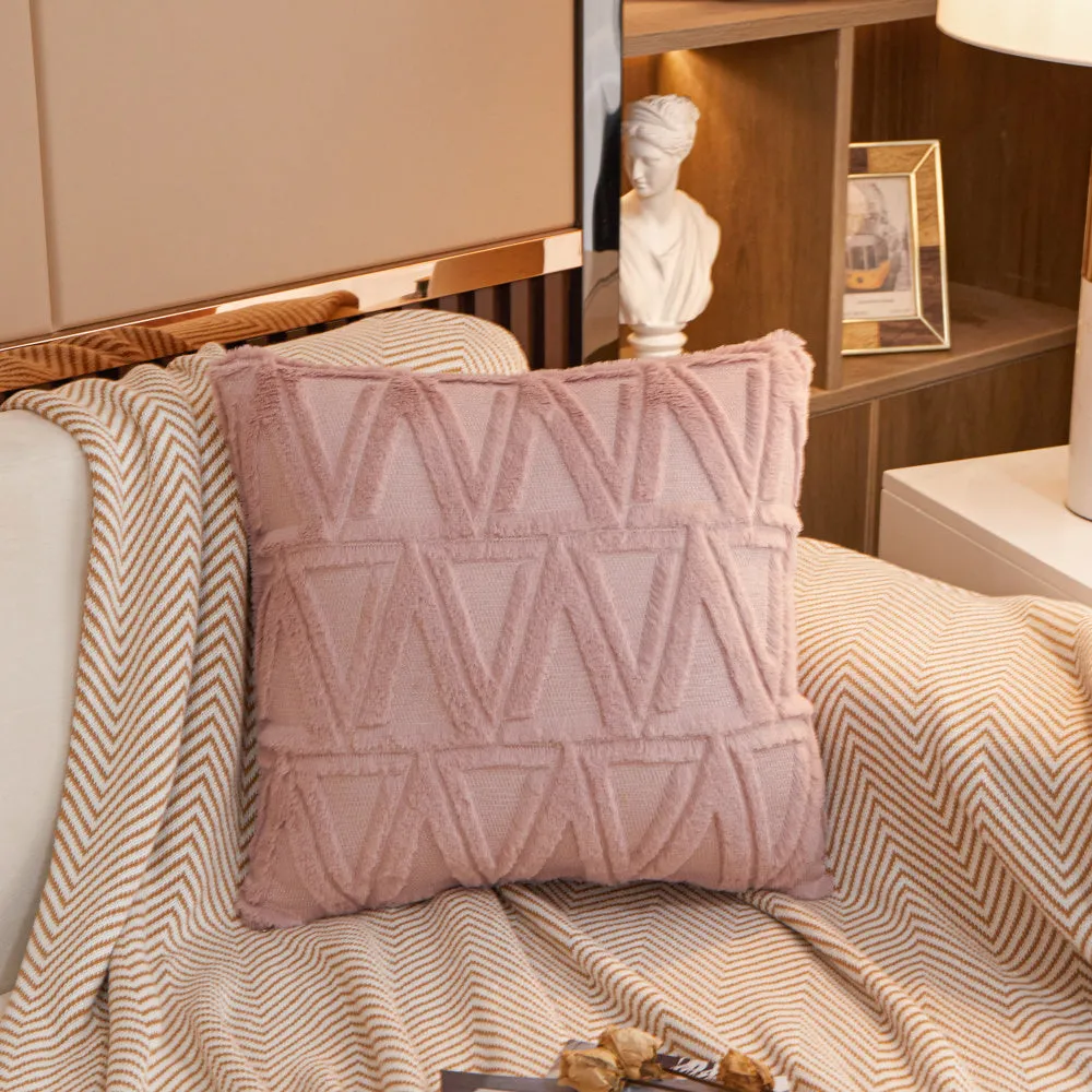 Luxury Style Square Decorative Throw Pillow  with insert