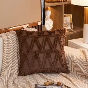 Luxury Style Square Decorative Throw Pillow  with insert