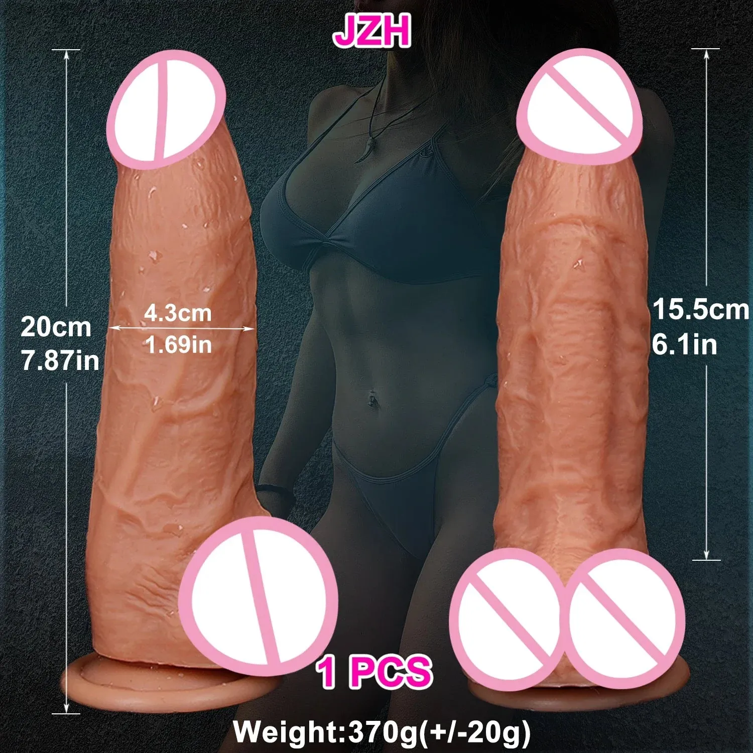 Magic Mike Pornstars Real Life Luxury Silicone Dildo