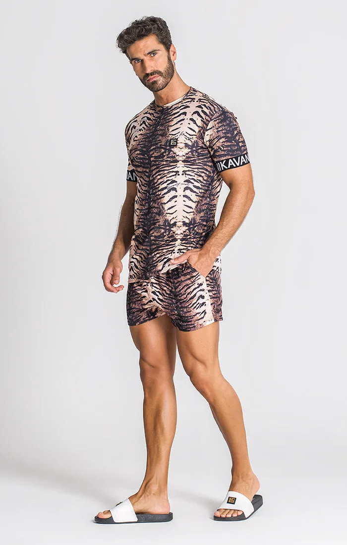 Multicolor Safari Roar Tee
