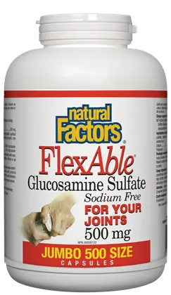 Natural Factors Flexable Glucosamine Sulfate (500 Capsules)
