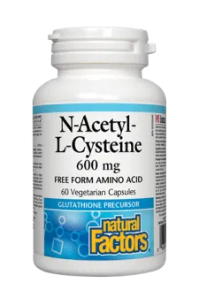Natural Factors N-Acetyl-L-Cysteine 600mg 60s