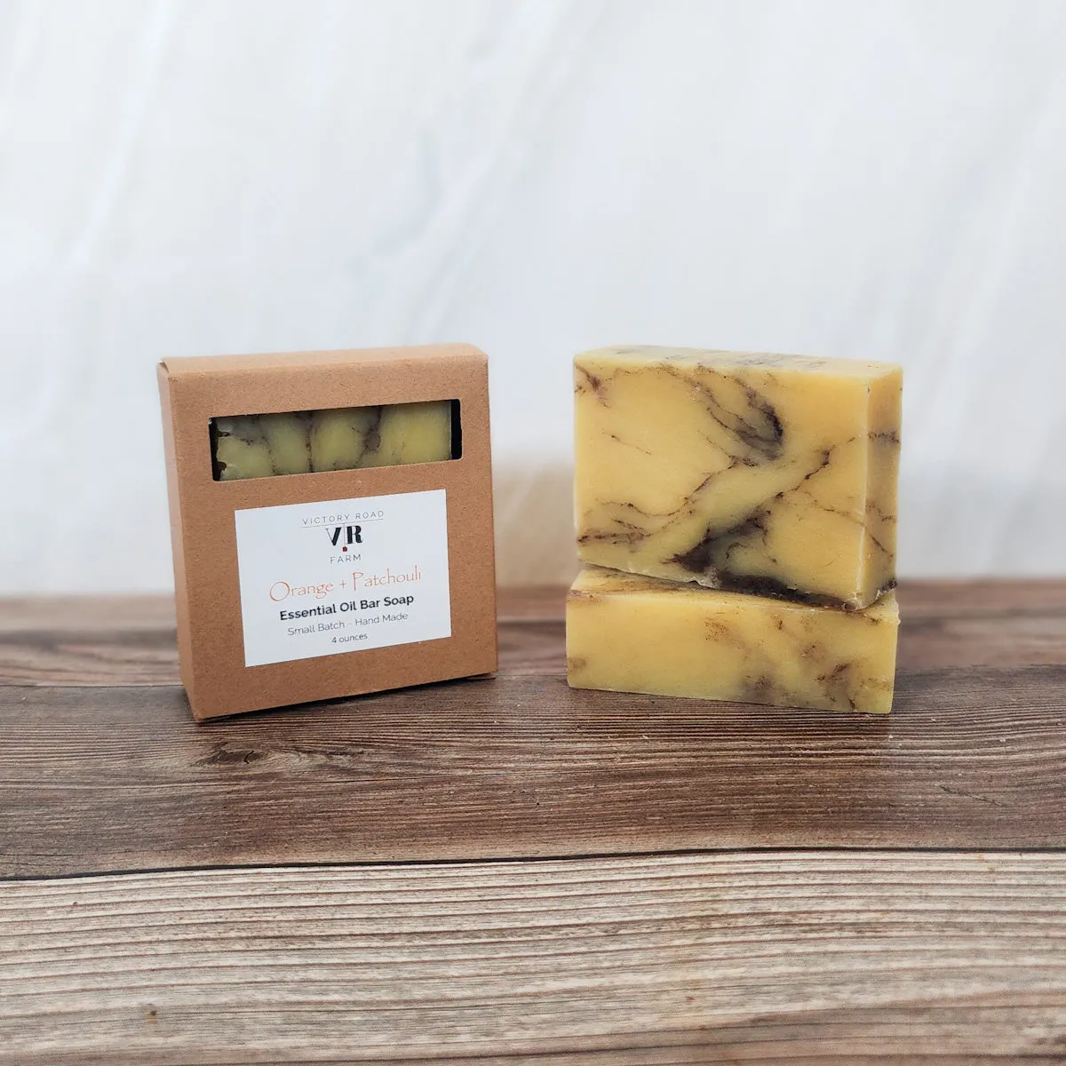 Orange   Patchouli Essential Oil Bar Soap