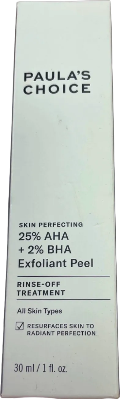 Paula's Choice Skin Perfecting 25% AHA   2% BHA Exfoliant Peel No Shade 30ml