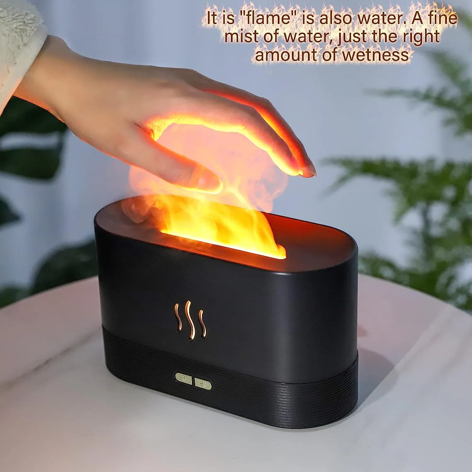 "Flaming" Humidifier