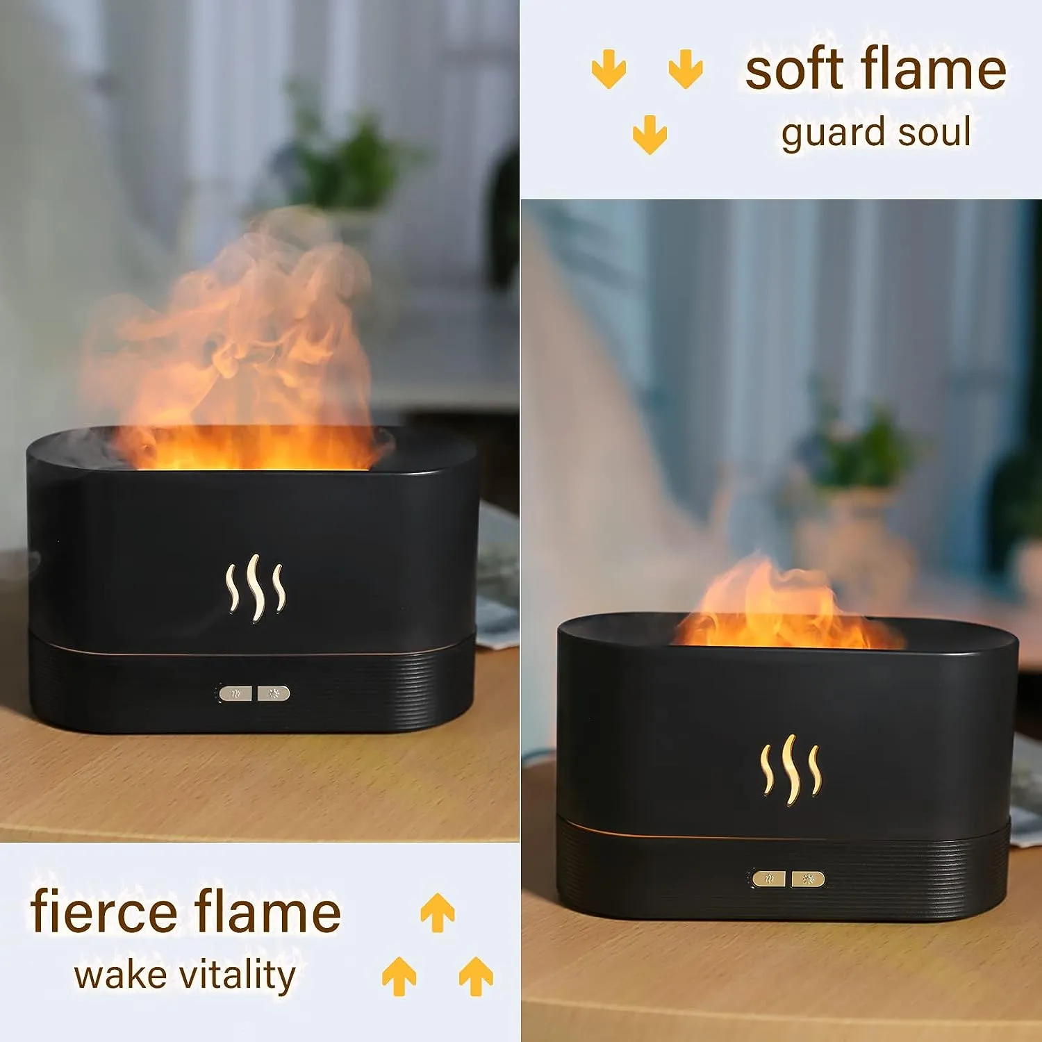 "Flaming" Humidifier