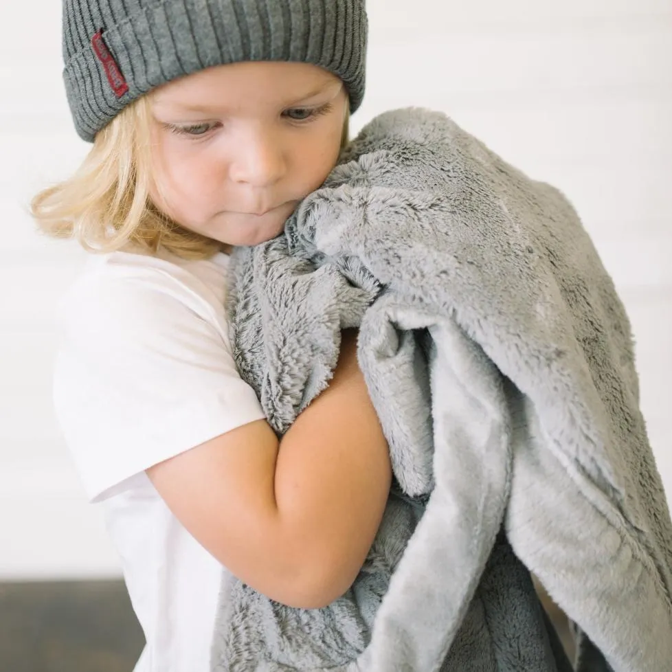 Saranoni Lush Receiving Blanket | Gray