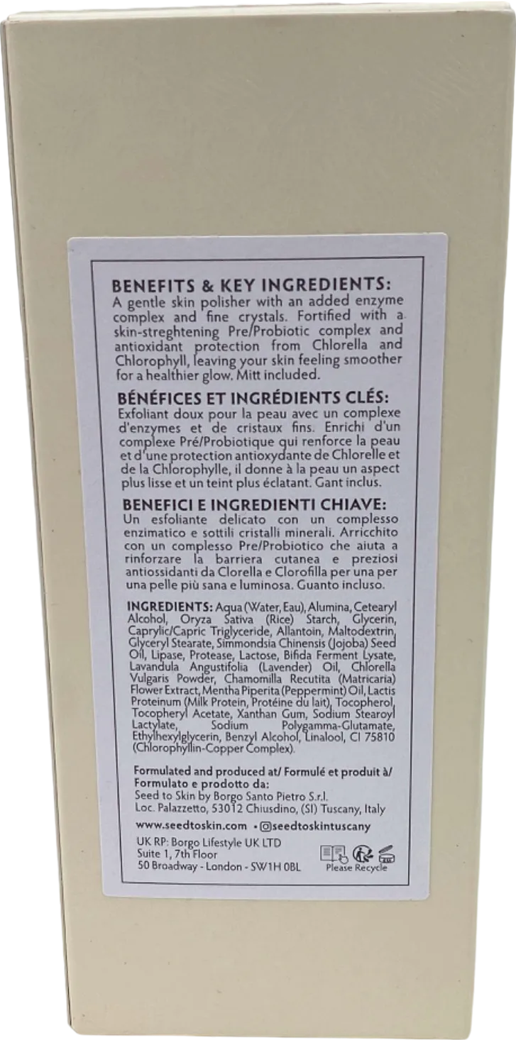 Seed to Skin The Radiance Exfoliating Glow Treatment 80ml