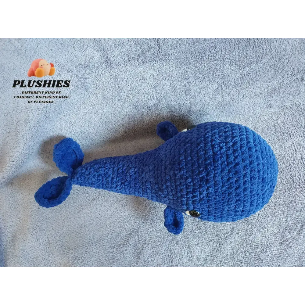 Soft Velluto Baby Whale Plush