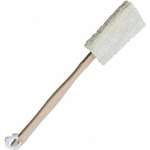 Sustainable Hemu Wood & Loofah Long Handle Bath & Shower Brush