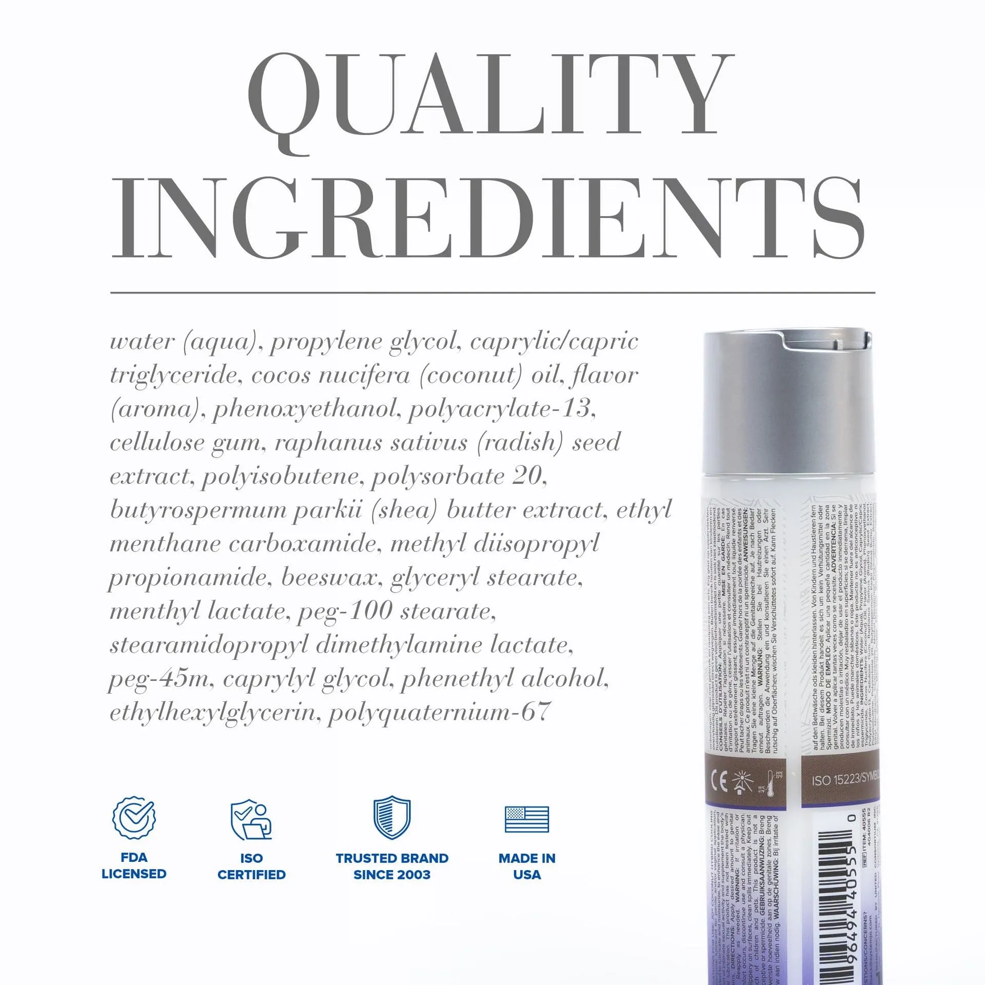 System JO - Coconut Hybrid Cooling Personal Lubricant