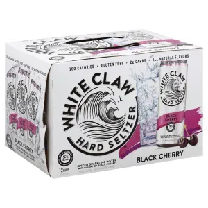 WHITE CLAW BLACK CHERRY HARD SELTZER