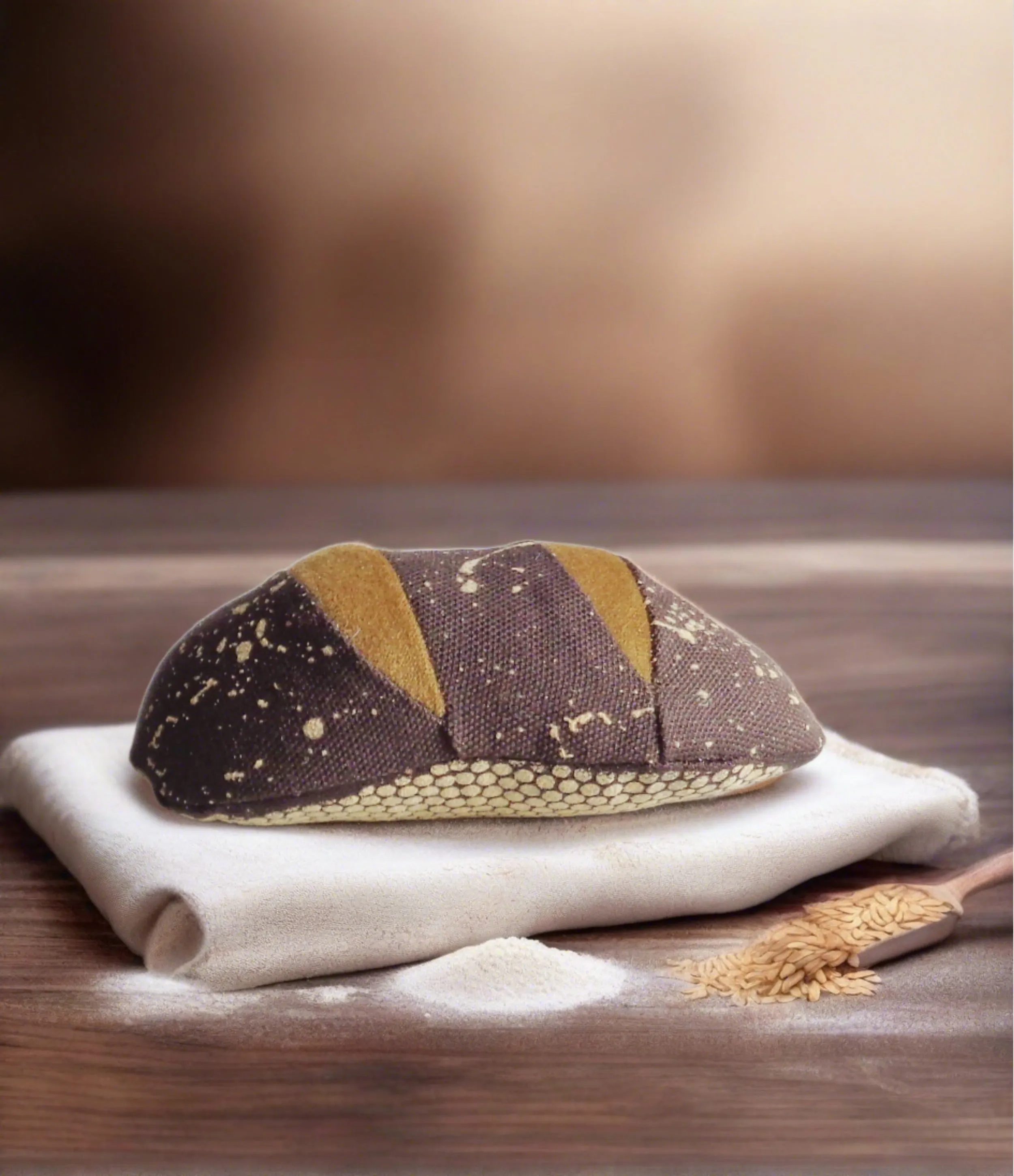 Whole wheat baguette